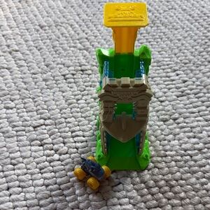 Monster Jam Green and Yellow Kids Toy with Blue Accents